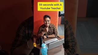 AKR Sir's Salary Revealed!  59 Seconds with a YouTube Teacher #vedantu9and10 #interview