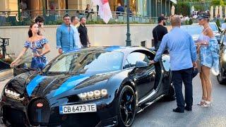 FASCINATING LOVELY BARBIE DRIVING BUGATTI CHIRON MONACO CIRCUIT BILLIONAIRE NIGHTLIFE@emmansvlogfr