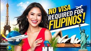 10 Countries Where Filipinos Are Allowed to Visit WITHOUT a Visa