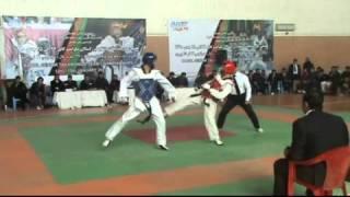 Final match 2012 Kabul Taekwondo championship  _68KG Zabihullah Shahzaad VS Mohammad Rafi