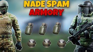 NADES VS WEAPONS ON ARMORY IN ARENA BREAKOUT