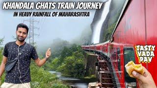 •Khandala Ghats in Heavy Rainfall• 22731 Hyderabad Mumbai Exp Journey