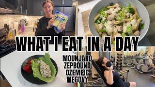 WHAT I EAT IN A DAY ON TIRZEPATIDE | DITL VLOG | #mounjaro #weightloss  #zepbound #ozempic