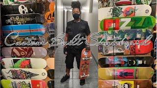 $500 CUSTOM SKATEBOARD? (Zumiez custom built skateboard from beginning to end)