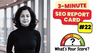 3 Minute SEO Report Card #22:  BPS Depot