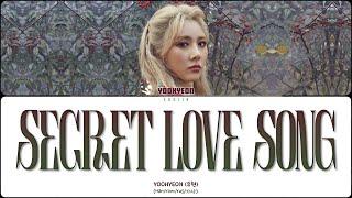 YOOHYEON - SECRET LOVE SONG (ПЕРЕВОД | КИРИЛЛИЗАЦИЯ | COLOR CODED LYRICS)