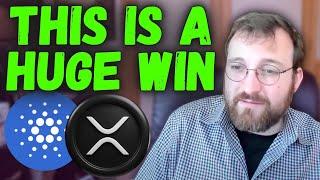 HUGE WIN FOR CARDANO AND RIPPLE! CHARLES HOSKINSON FIGHTING FOR XRP!