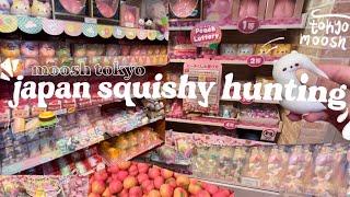 japan moosh squishy shopping 🫧🪞 // harakuju street hunting 🪐—ibloom, sanrio, vending machines 