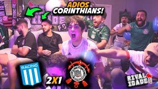 React Racing 2x1 Corinthians | Melhores momentos | Gols | Reacciones Sulamericana