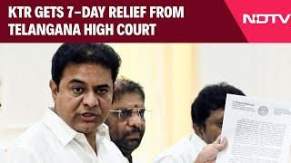 KTR News Update | KTR Gets 7-Day Relief From Telangana High Court In Formula E Racing Case