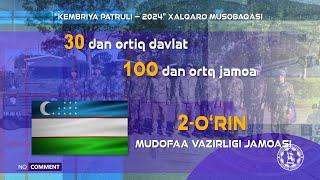 Oʻzbekiston Mudofaa vazirligi jamoasi “Kembriya patruli” xalqaro musobaqasida 2-oʻrinni egalladi