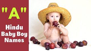  Hindu Baby Boy names starting with "A"   ||  Boy Names starting with A   ||  Baby Boy Names Hindu