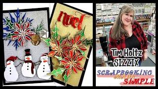 New Tim Holtz Christmas "Vault" Collection from Sizzix!  In Stock, Value Priced & a Free Gift too!