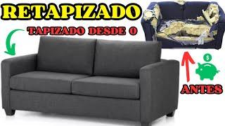 APRENDE A RETAPIZAR TU SILLON VIEJO! PASO A PASO! #tapiceria #tutorial #diy