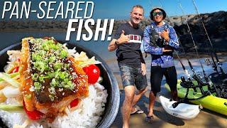 Ocean Catch & Cook | Dad Makes Unreal Pan Seared Crispy Skin Fish | Family Recipe | Dads That Cook