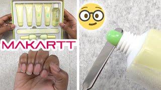 Trying Makartt Green Polygel Nail Kit