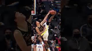 Gary Payton II impressed by Yuta' block  #shorts