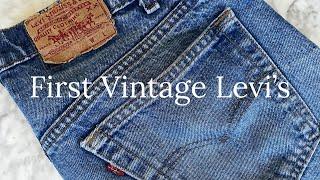 My First Vintage Levi’s & What I Learned.