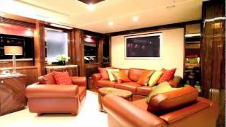 TV on Yacht Hidden Behind Sliding Wall Panel - Future Automation