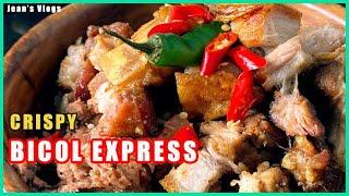 How I Make Spicy, Crispy Bicol Express | Bicolano Dish | Jean's Vlogs