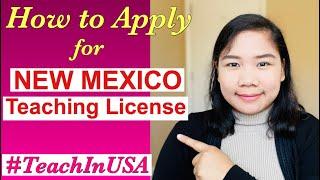 How to Apply for New Mexico Teaching License? Alissa Lifestyle Vlog