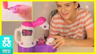 ROBOT NAIL! Easy Nails Nail Spa! PEEL OFF NAIL POLISH! | DIY Tutorial Kids Toy Review |  KITTIESMAMA