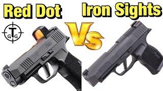 Red Dot VS Iron Sights on your Concealed Carry | Pros and Cons