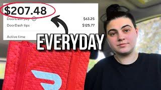 Make $200+ EVERYDAY with DOORDASH 2024 (Doordash Strategy Tips/Tricks)