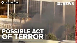 Tesla Cybertruck explosion outside the Trump Las Vegas hotel could be possible act of terror