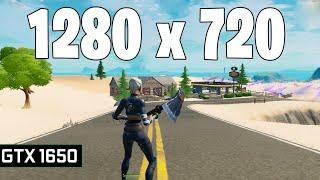 Typical Native Resolution 1280x720 Fortnite Season 5 l DX12 (GTX 1650)