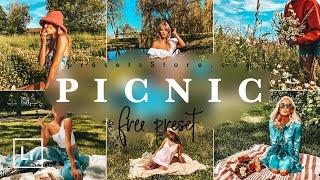 Picnic — Mobile Preset Lightroom DNG | Tutorial | Download Free | Bright Summer Preset | Beach