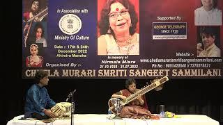 Mita Nag Sitar Recital At Chetla Murari Smriti 2022 In Memory Of Smt Nirmala Misra.....