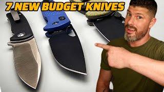 7 NEW BUDGET POCKET KNIVES FOR EDC