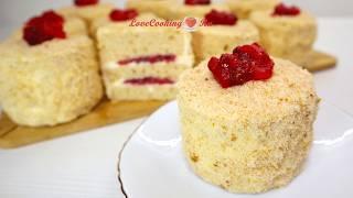 "Tenderness" cakes with apples and lingonberries | LoveCookingRu