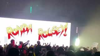 WWE Live event / Paris - Ronda Roussey entrance