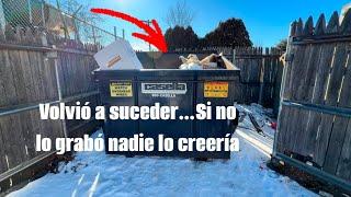 DUMPSTER DIVING Volvió a suceder…Si no lo grabó nadie lo creería#dumpsterdiving #loquetiranenusa