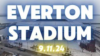 Everton Stadium At Bramley Moore dock 9.11.24 Pitch Update!!