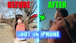 How To Make Your iPhone Videos CINEMATIC in JUST 6 STEPS!