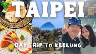 Keelung, Taipei 台湾基隆  Taipei To Keelung, Miaokou Night Market 基隆廟口夜市 , Taiwan Travel Vlog 2023