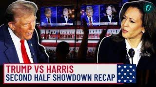 Trump Vs Harris Full Presidential Debate | Who Dominated the Second Half of the War of Words | Watch