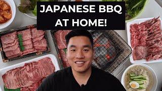 JAPANESE AND AUSTRALIAN WAGYU BEEF AT HOME SYDNEY COVID SAFE | Jap BBQ Yakiniku Mukbang & Unboxing