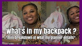 what’s in my backpack? | university of north texas! |amani daneese