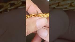 How gold bracelet is made? #jewelry #gold #braceletmaking