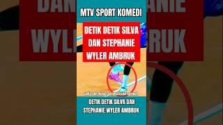 Detik detik Stephanie wyler dan silva gs caltex ambruk | mtv sport komedi