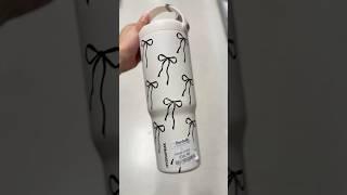 coquette aesthetic water bottle  #asmr #aesthetic #lifestyle  #owala #stanley #starbucks #shorts