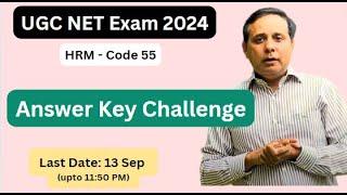 Answer Keys Challenge - UGC NET in HRM & LW (Code 55) Exam 2024