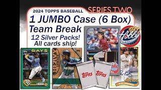 2024 Topps SERIES 2 JUMBO 1 Case (6 Box) Team Break #6 eBay 07/10/24