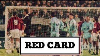 Demetrio Albertini second red card with AC Milan 1992/1993