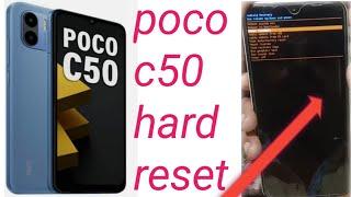 poco c50 hard reset||poco c50 frp bypass