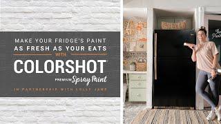 How to Spray Paint a Fridge